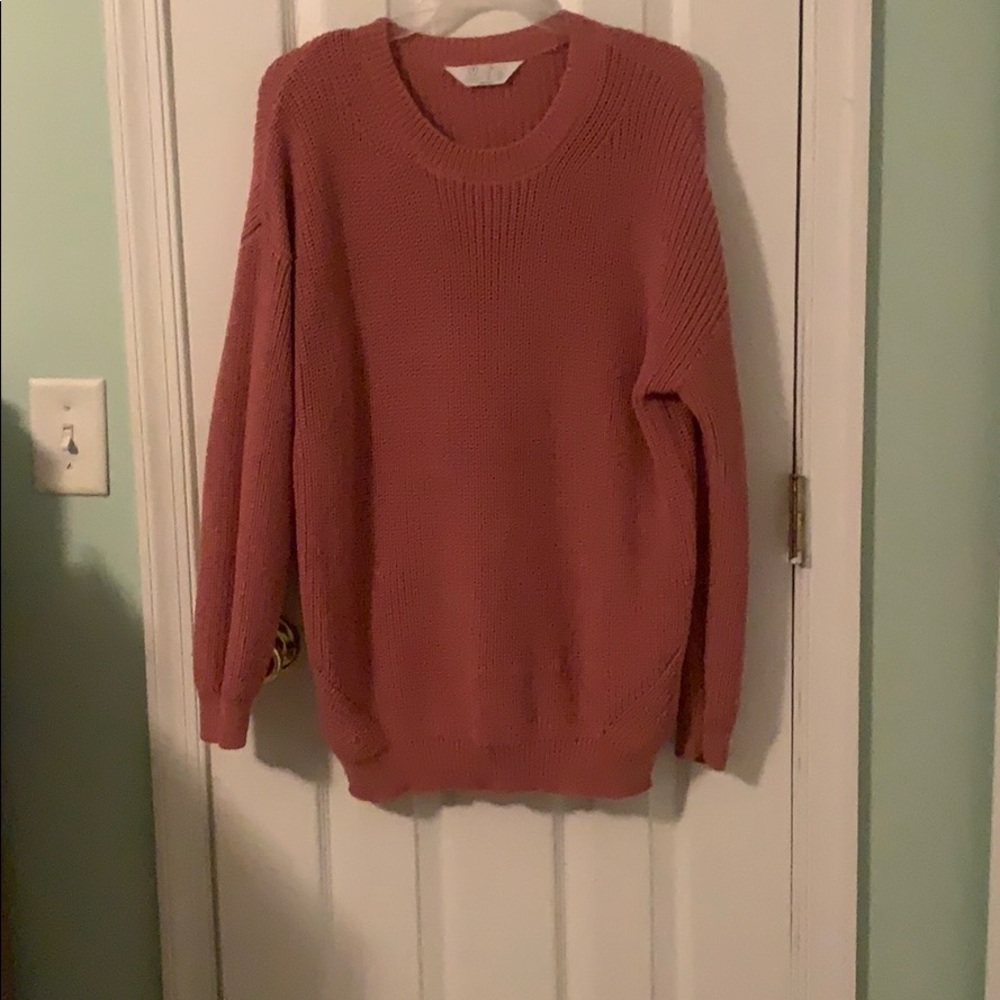 Pink sweater